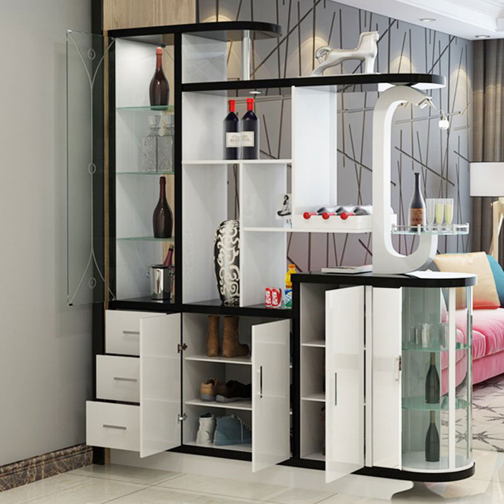 Tủ Giày Kết Hợp Tủ Rượu Thiết Kế Thông Minh Tiết Kiệm Không Gian