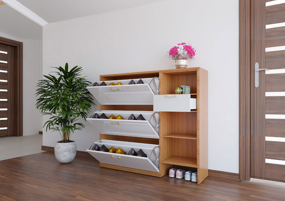 10+ Mẫu Tủ Giày Siêu Mỏng Siêu Tiết Kiệm Diện Tích