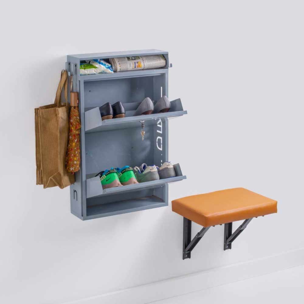 Mẫu Tủ Giày Treo Tường, Ốp Tường Đẹp Mới Nhất 2023