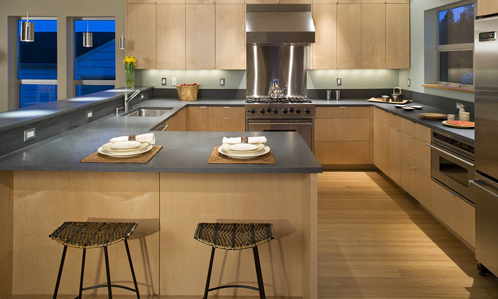 Tủ Kệ Bếp hình chữ G sang trọng