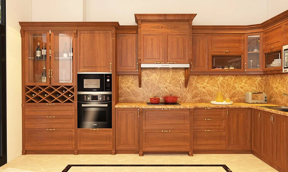 Tủ Kệ Bếp phong cách tối giản