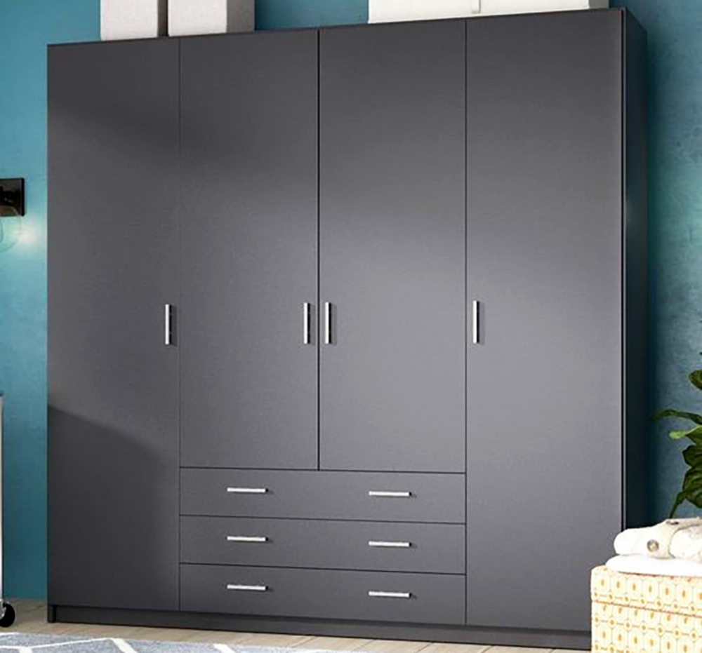 Tủ Quần Áo 4 Buồng Đẹp Gỗ công nghiệp