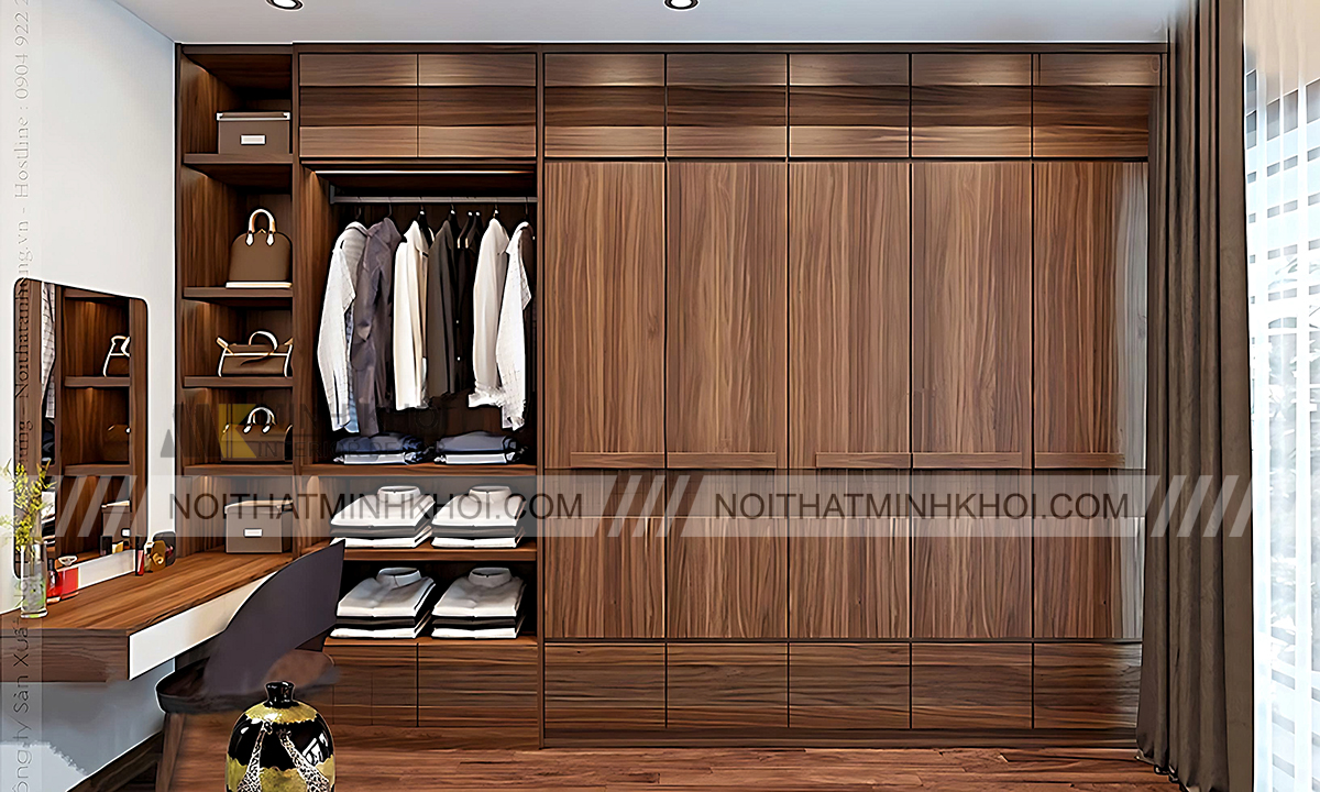 Tủ quần áo âm tường đẹp chất lượng