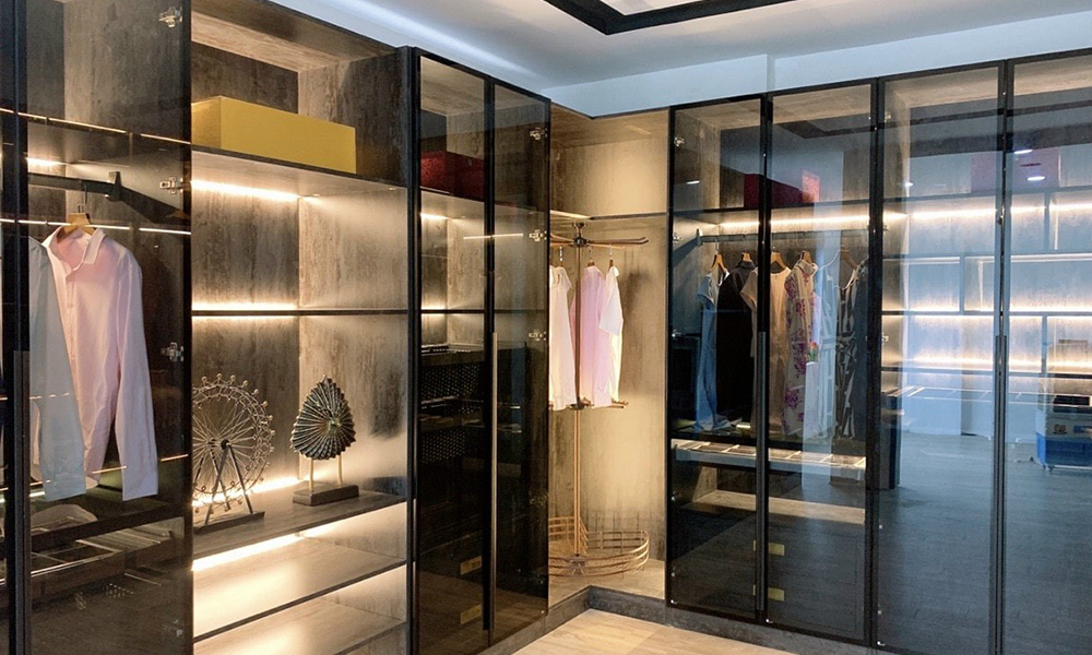 Mẫu tủ quần áo cánh kính lùa đẹp hiện đại