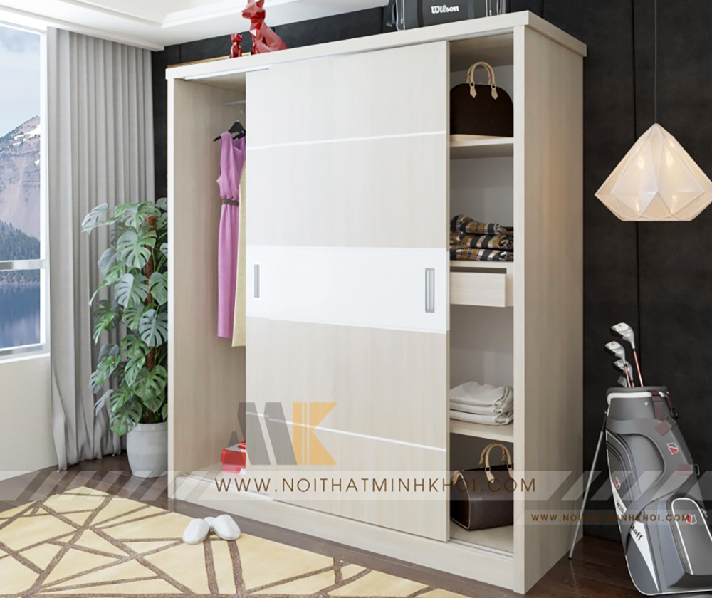 Tủ quần áo cánh lùa cho chung cư