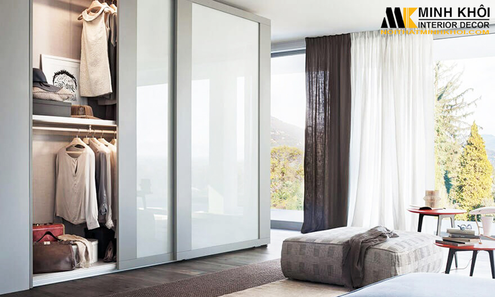 Tủ quần áo cánh trượt giúp phòng ngủ sang trọng đẳng cấp