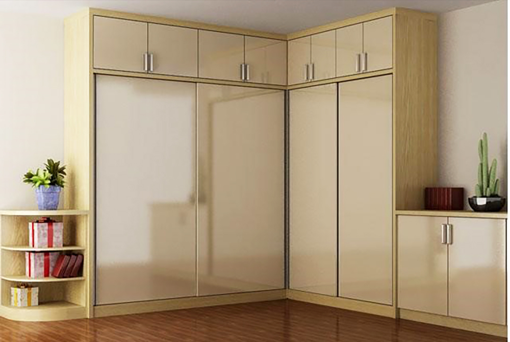 Tủ quần áo cửa lùa góc tường