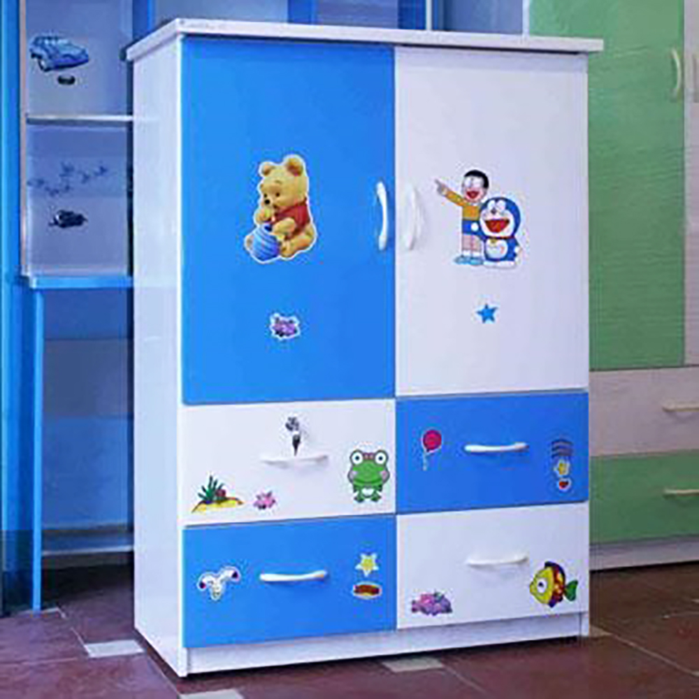 Tủ quần áo Doremon 4 ngăn 2 cánh