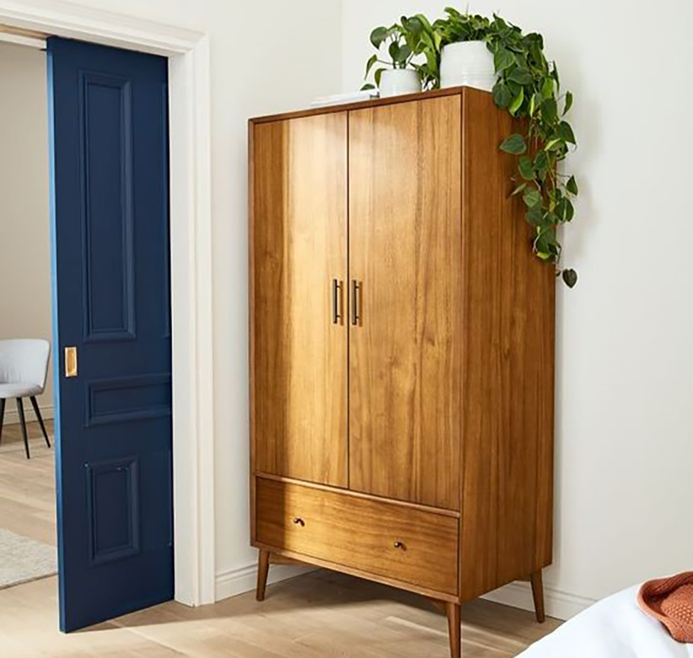 Tủ quần áo gỗ bền đẹp phong cách vintage