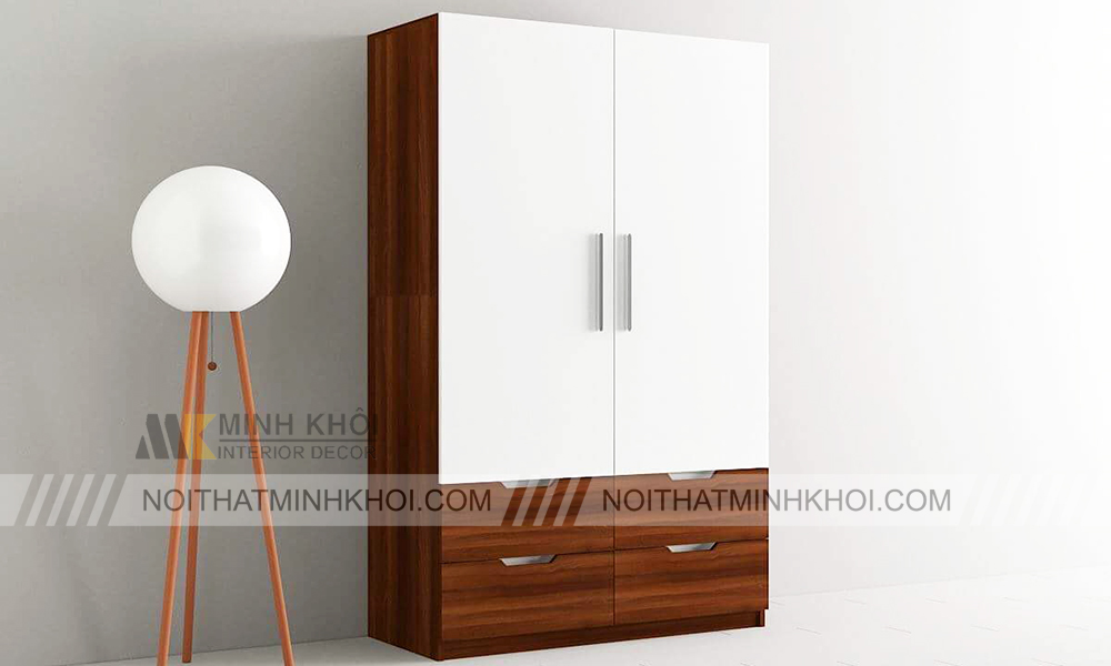 Tủ Quần Áo Gỗ Công Nghiệp 2 Cánh Đẹp?