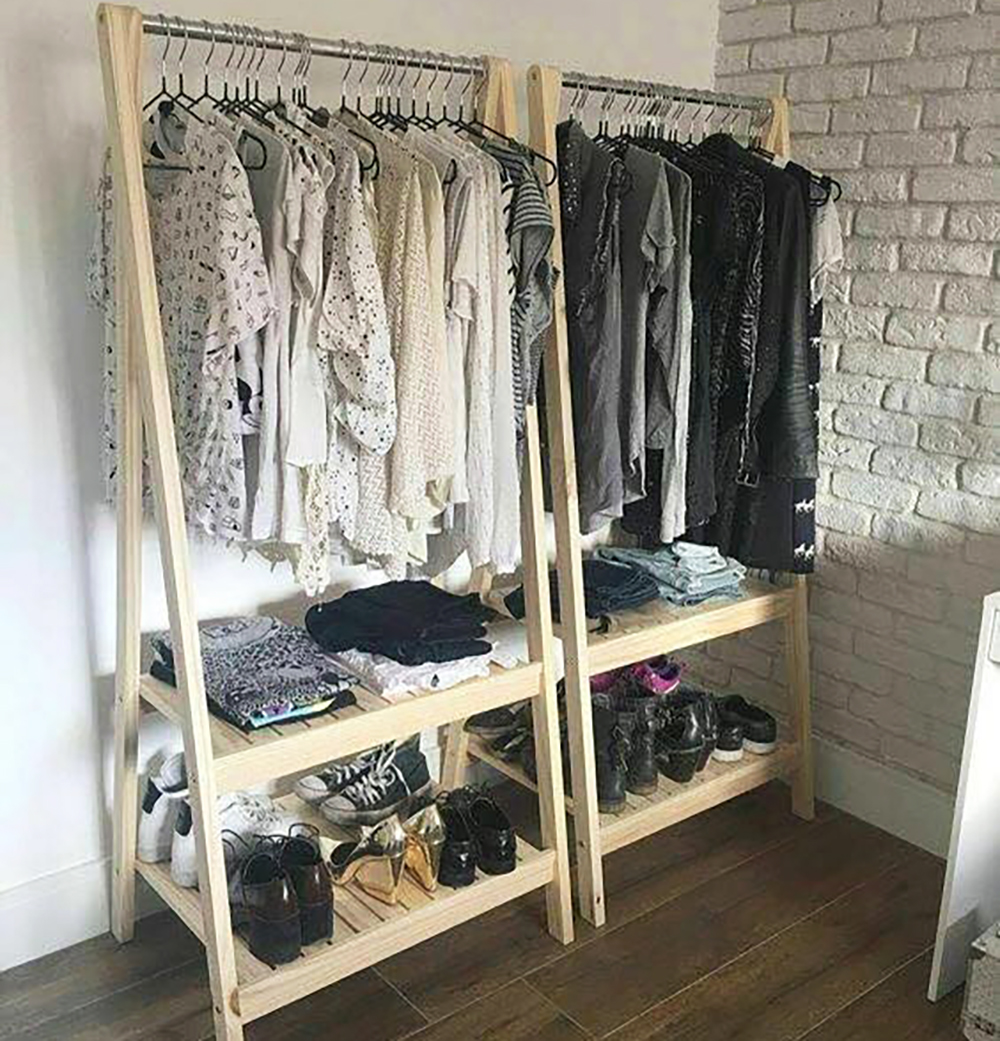 Tủ Quần Áo Gỗ Pallet Được Giới Trẻ Yêu Thích
