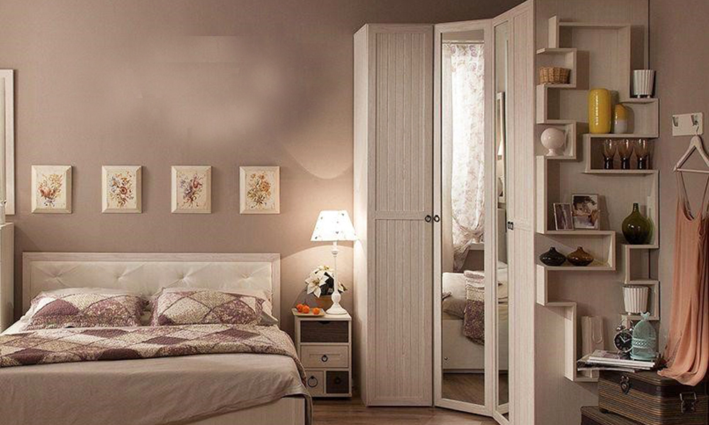 Tủ quần áo góc tường nhỏ gọn