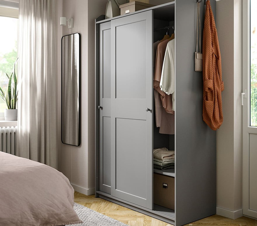 Tủ quần áo HDF cánh trượt đẹp