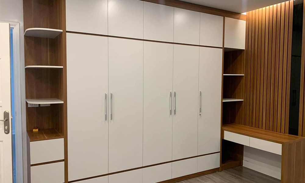 Tủ quần áo HDF đẹp hiện đại