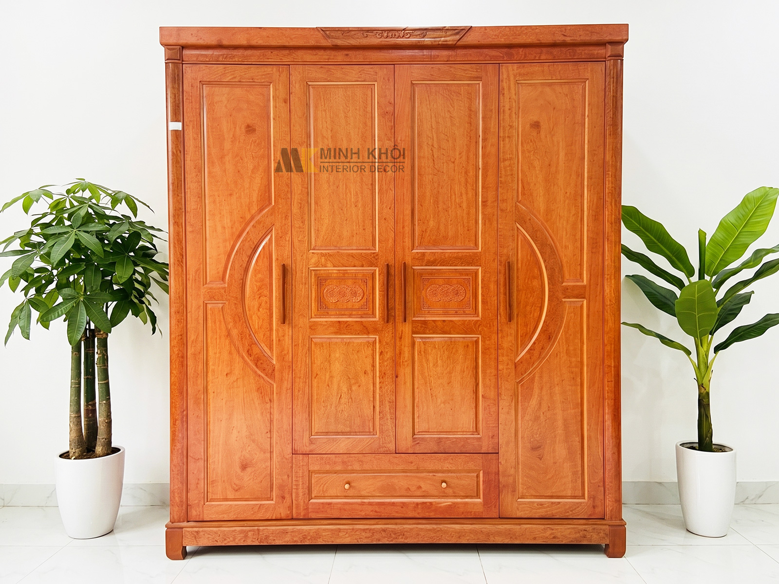 Tủ Áo Hương Đá 4 Cánh - TA225