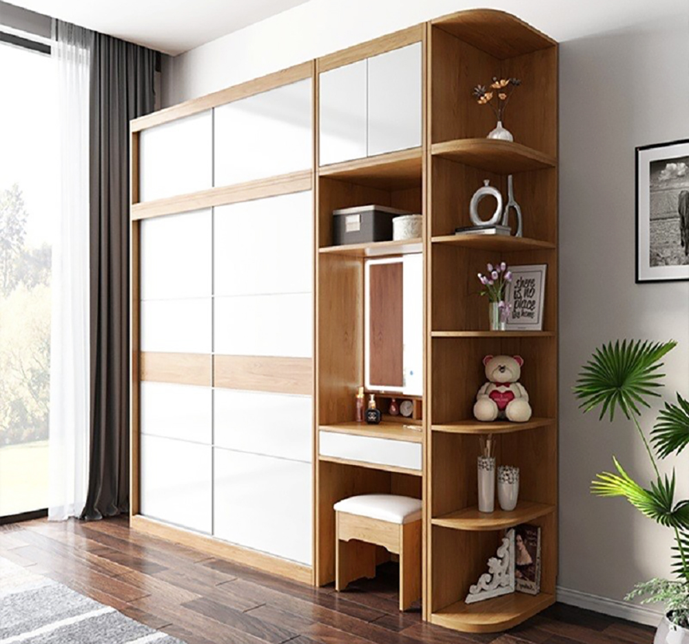 Tủ Quần Áo Kèm Bàn Trang Điểm Thông Minh - Xu Hướng 2023