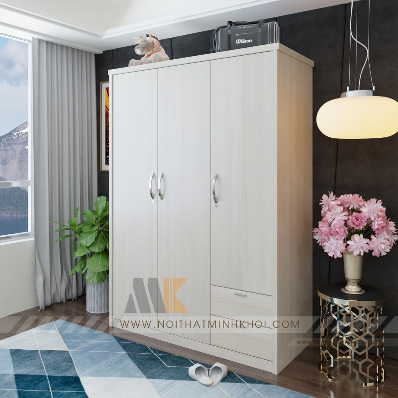 TOP mẫu tủ quần áo màu trắng đẹp lung linh cho phòng ngủ?