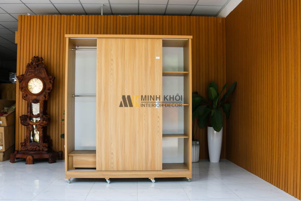 Tủ quần áo MFC cửa lùa 1m8 - TA978