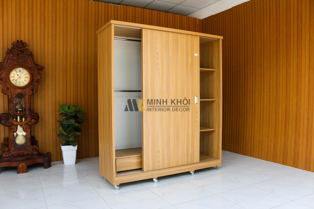 Tủ quần áo MFC cửa lùa 1m8 - TA978