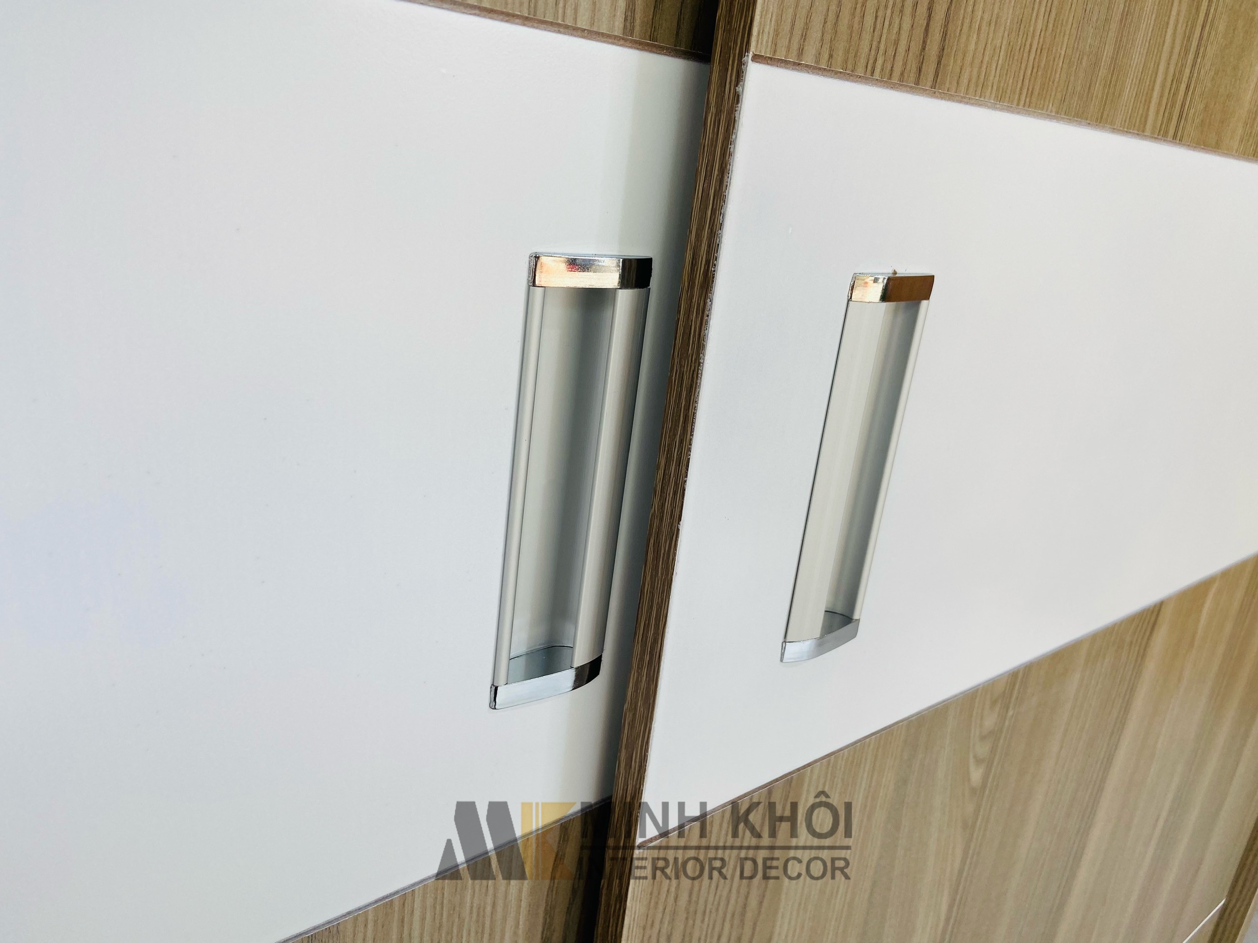 Tủ Quần Áo MFC cửa lùa, kệ trang trí - TA026