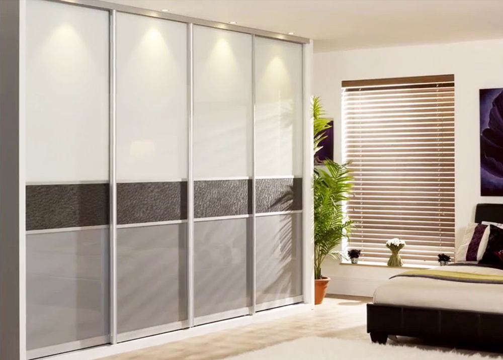 Tủ quần áo phong cách Hàn Quốc cửa lùa âm tường