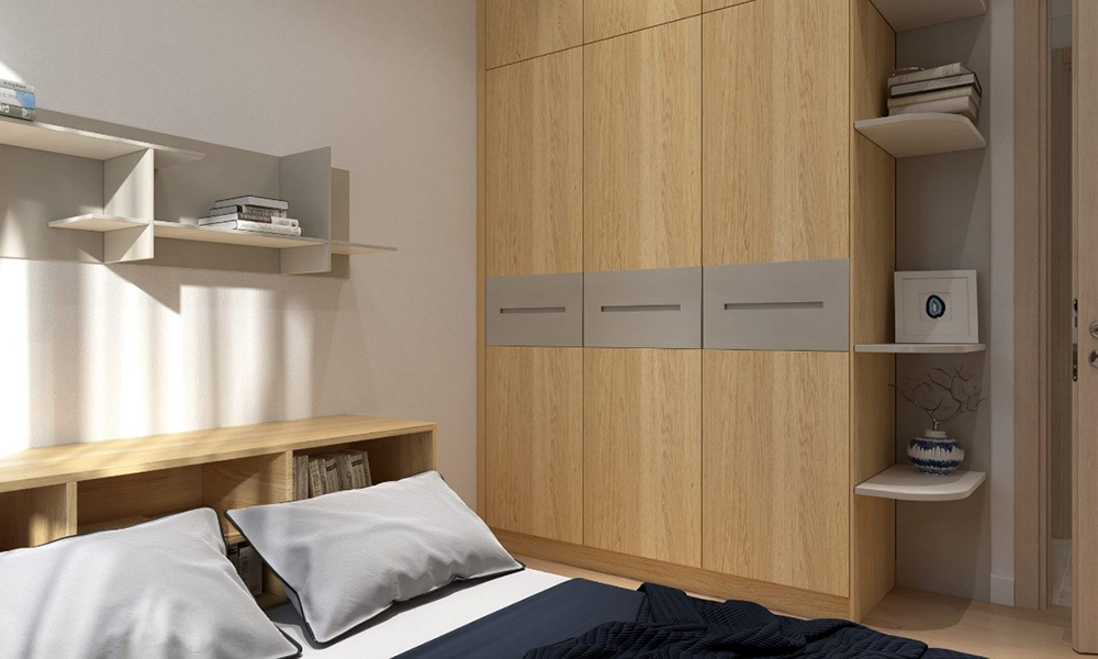 Mẫu tủ quần áo thông minh tiết kiệm diện tích tối đa