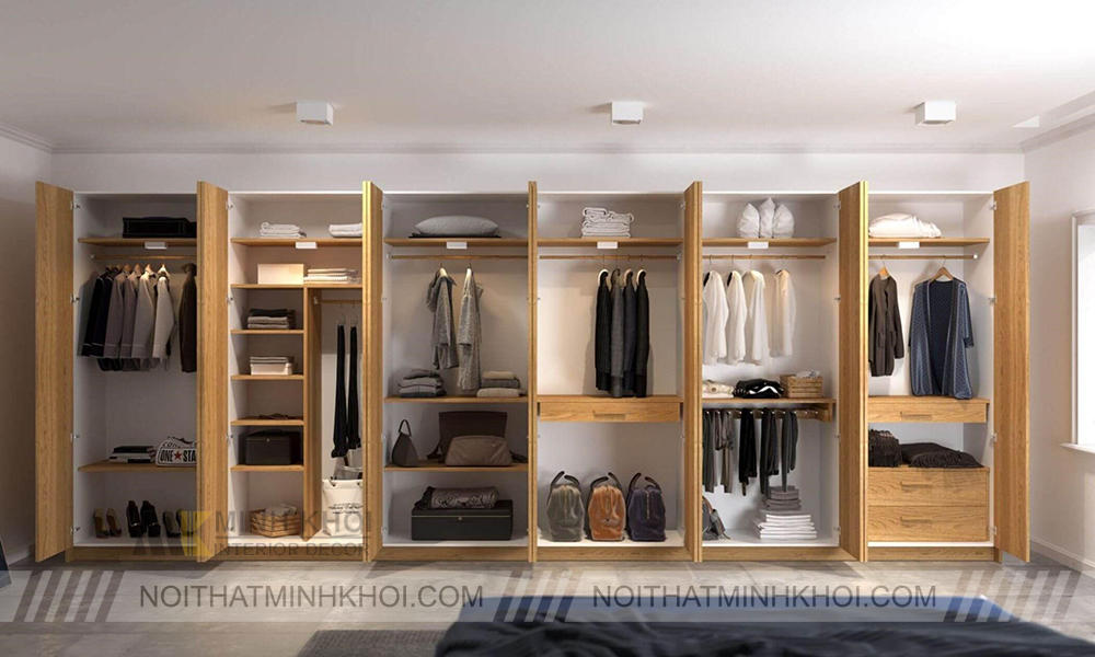 Tủ quần áo vintage sang trọng kích thước lớn