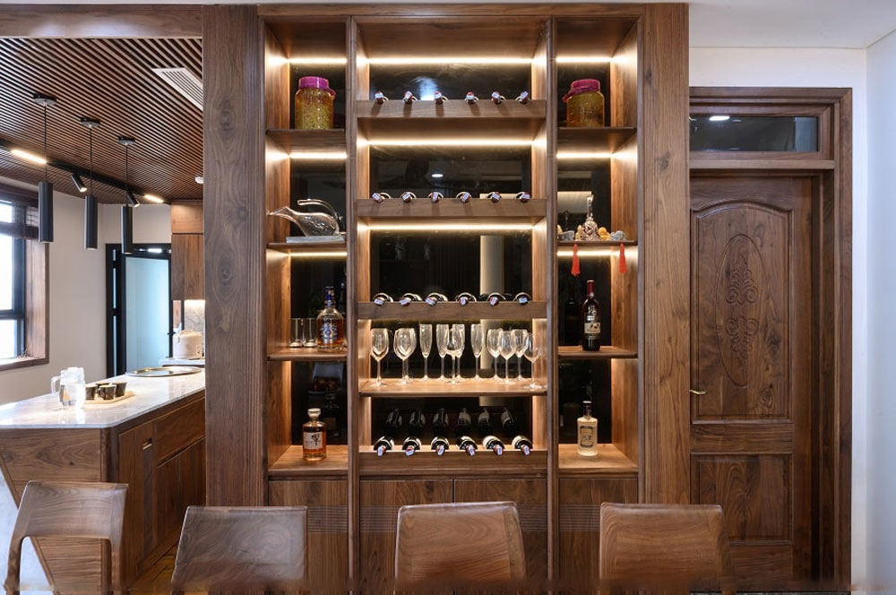 Tủ Rượu Gỗ Tự Nhiên