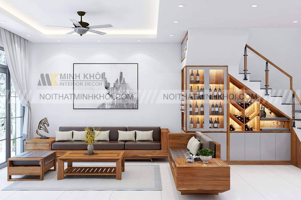 10+ Mẫu Tủ Rượu Âm Tường Phòng Khách Đẹp, Hiện Đại