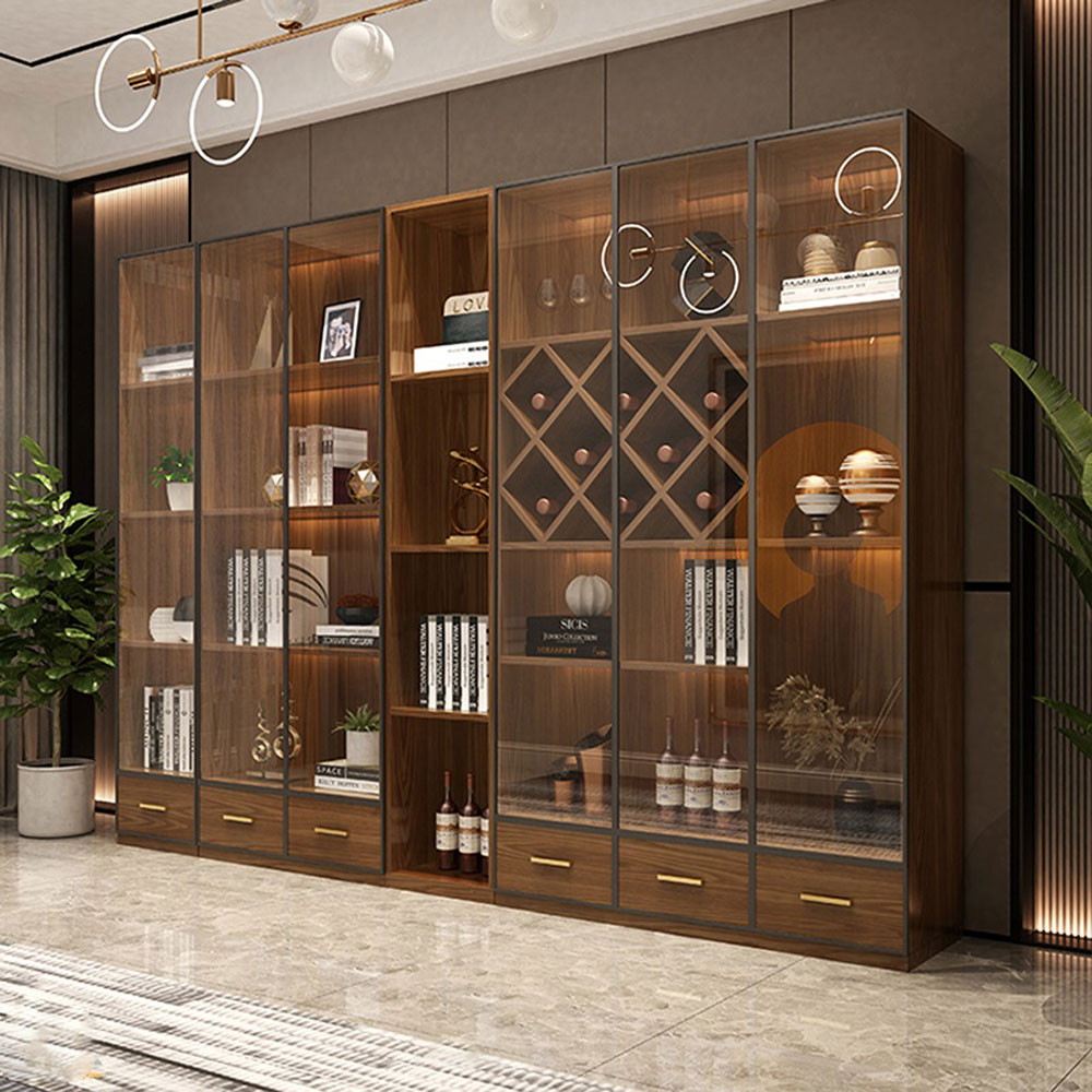 Tủ Để Rượu Hiện Đại Cao Cấp Gỗ Gõ Đỏ - TR205