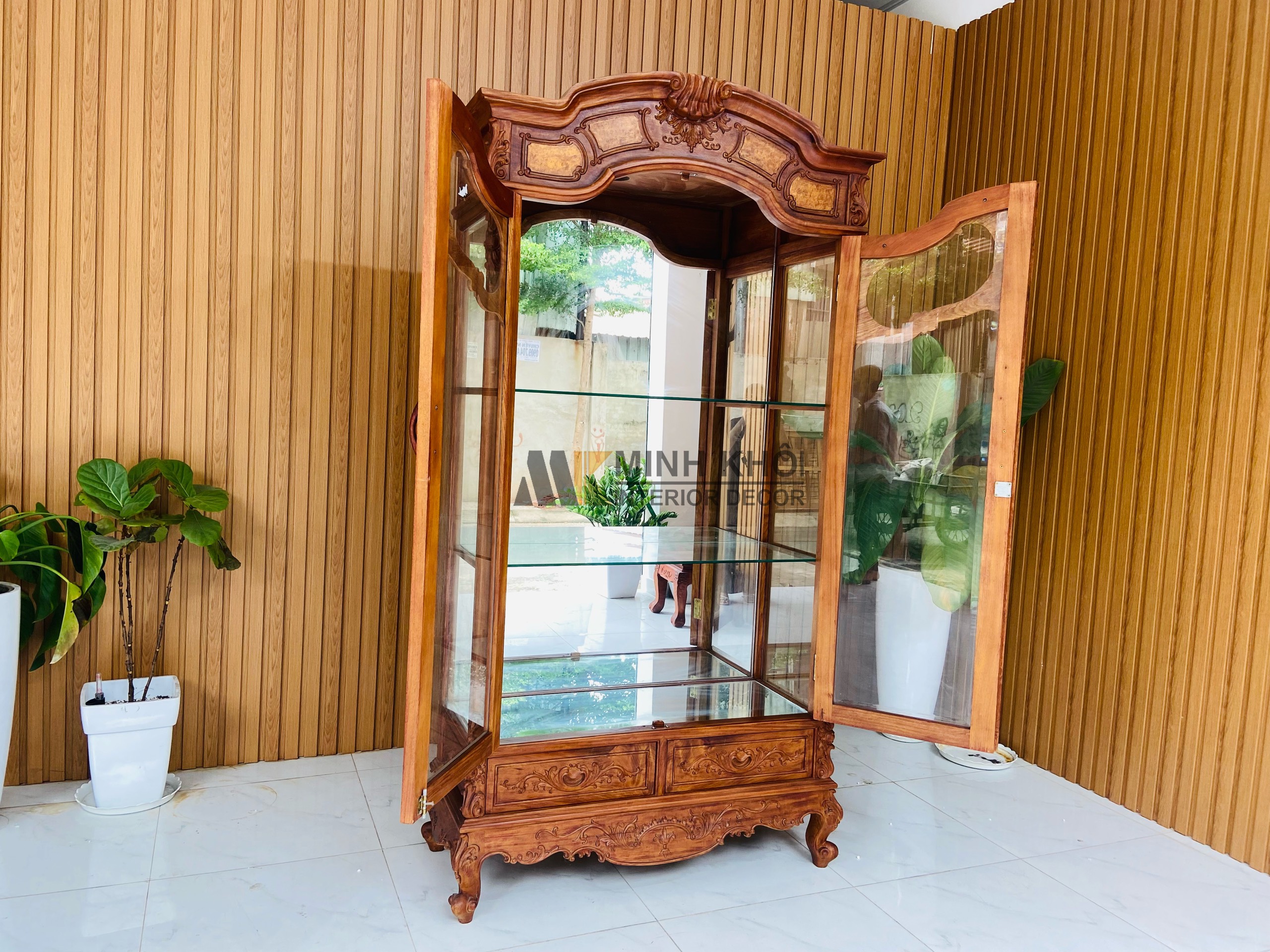 Tủ rượu hương lào 1m15 - TR2028