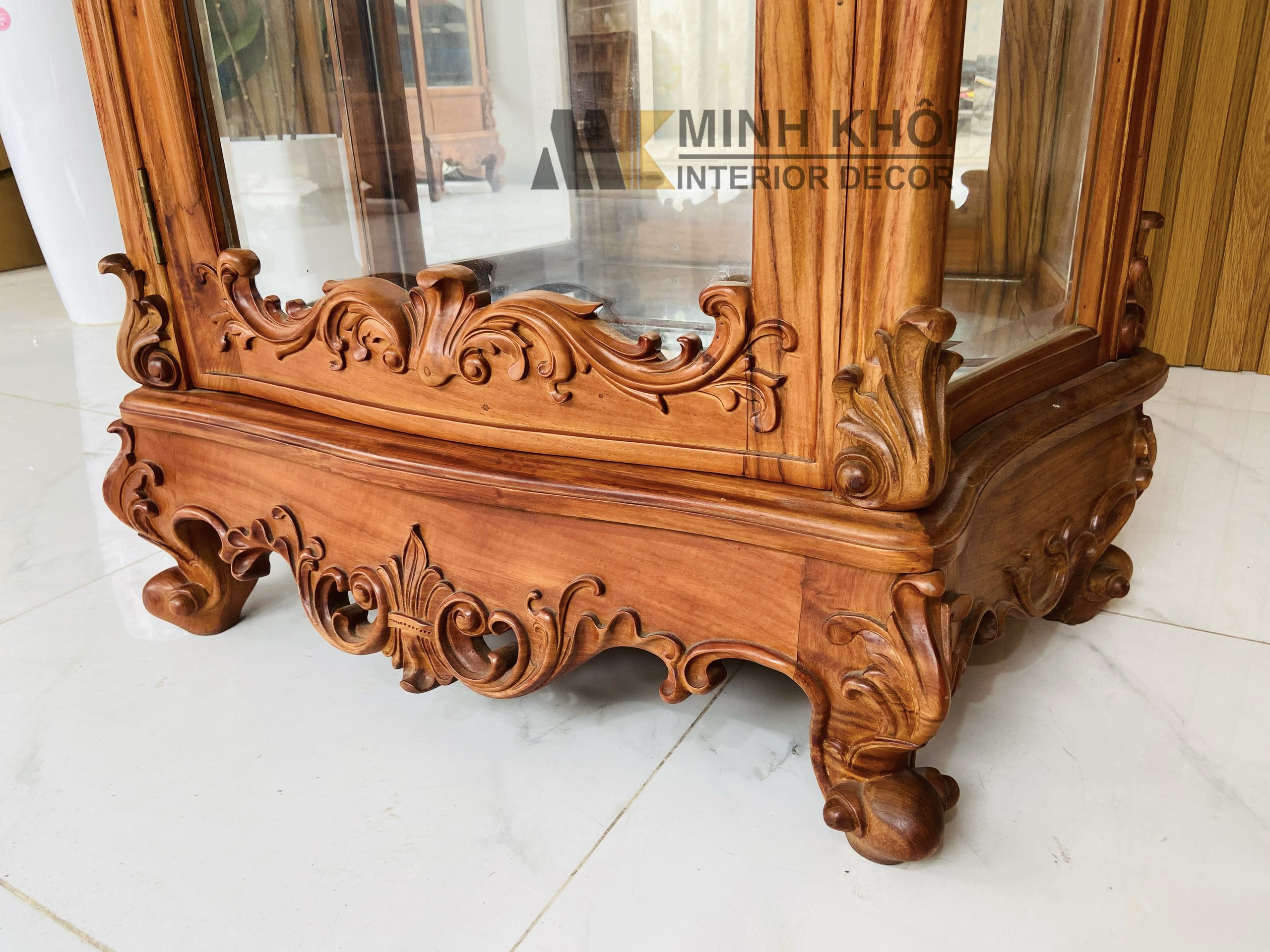 Tủ rượu hương lào phẳng 70cm - TR2028