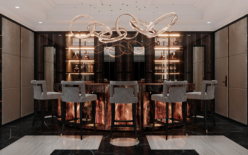 Tủ Rượu Quầy Bar Gỗ Cao Cấp Kiểu Dáng Mới Nhất 2023