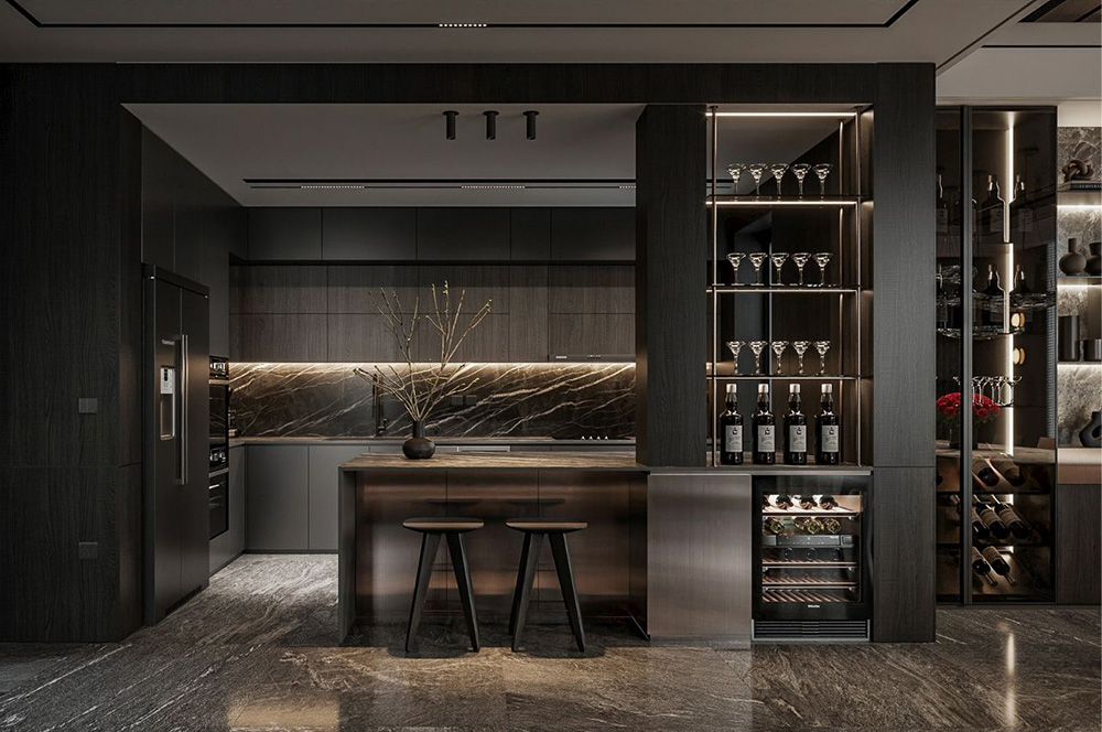 Tủ Rượu Quầy Bar Gỗ Cao Cấp Kiểu Dáng Mới Nhất 2023