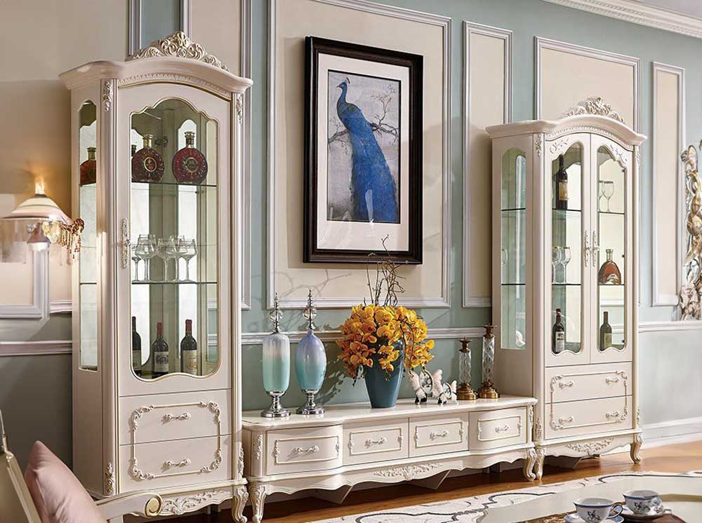 10+ Mẫu Tủ Rượu Tân Cổ Điển Đẹp, Sang Trọng