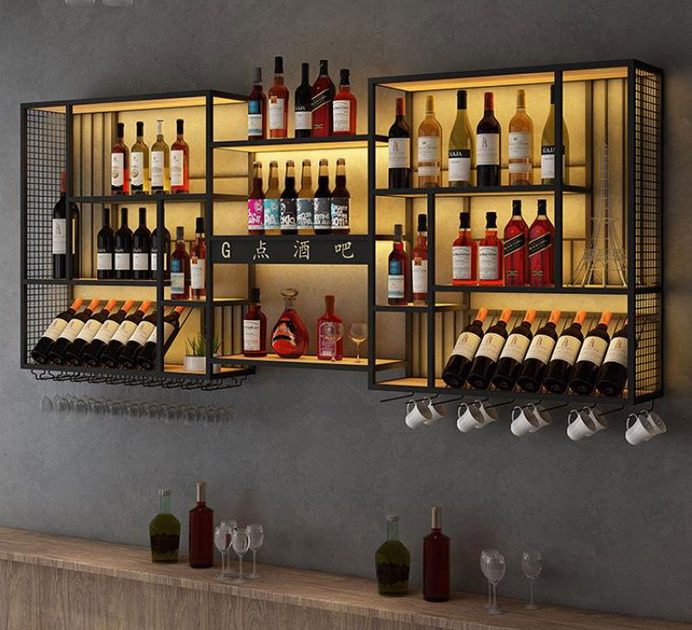 Mẫu Tủ Rượu Phòng Bếp Ngăn Phòng Khách Đẹp Cao Cấp