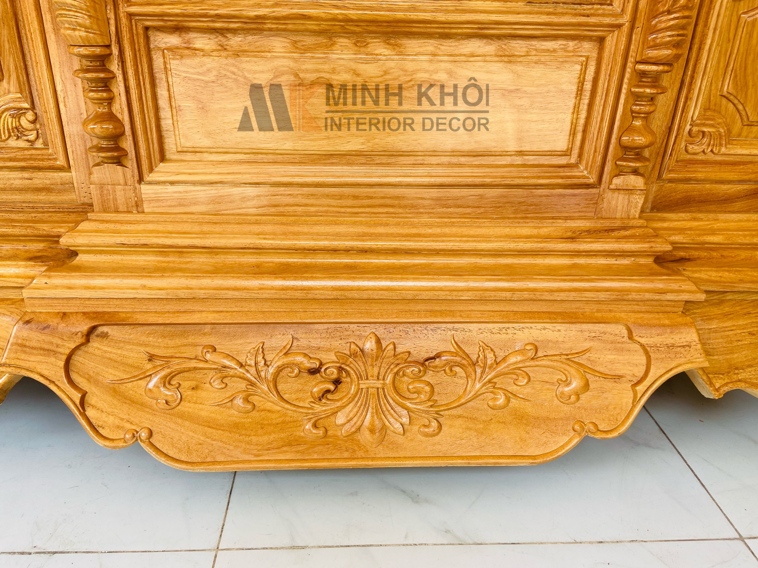 Tủ Thờ Gõ Đỏ Trám Lào 1m76 - TT906