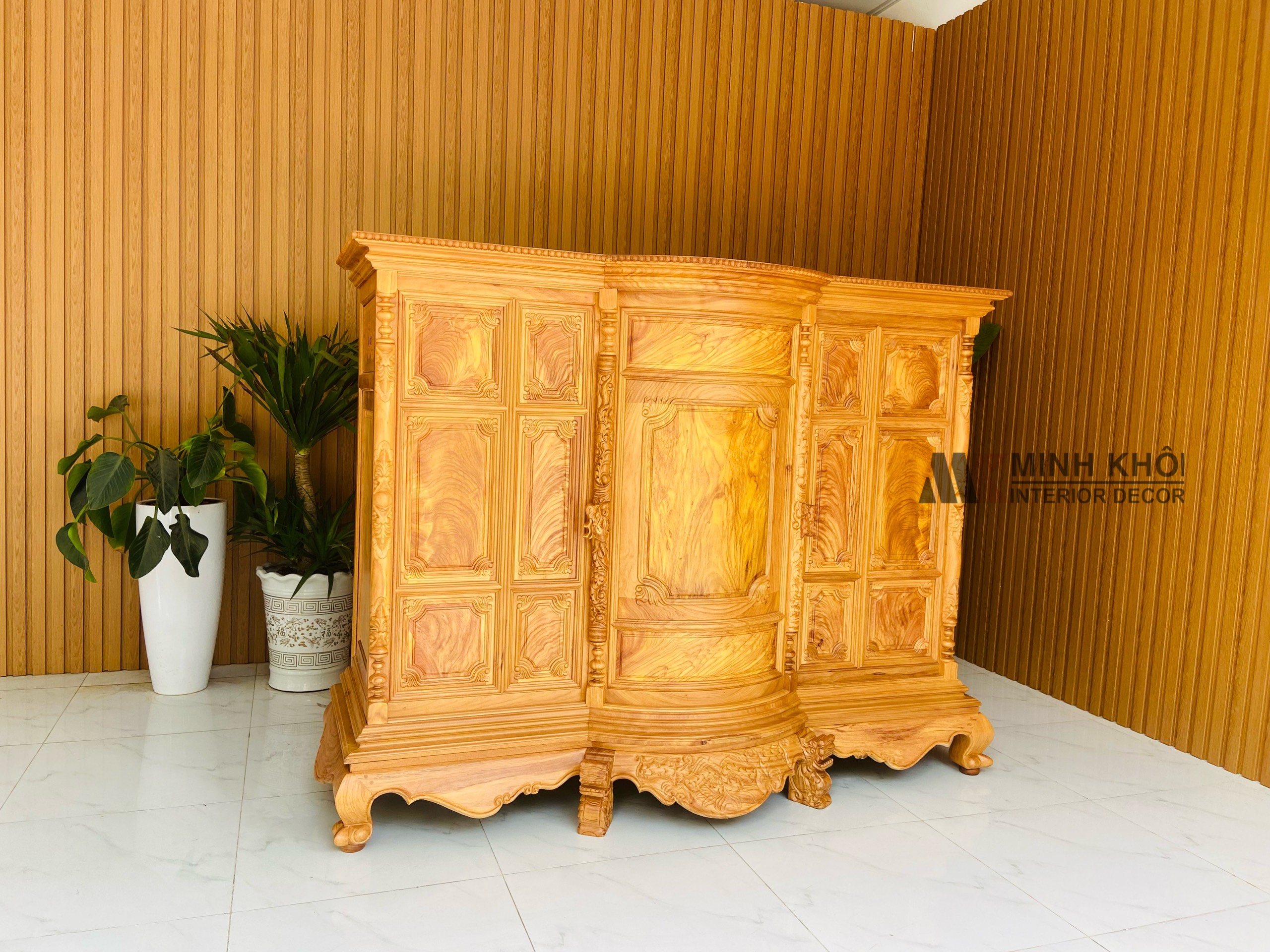 Tủ Thờ gỗ gõ đỏ 1m97 - TT902