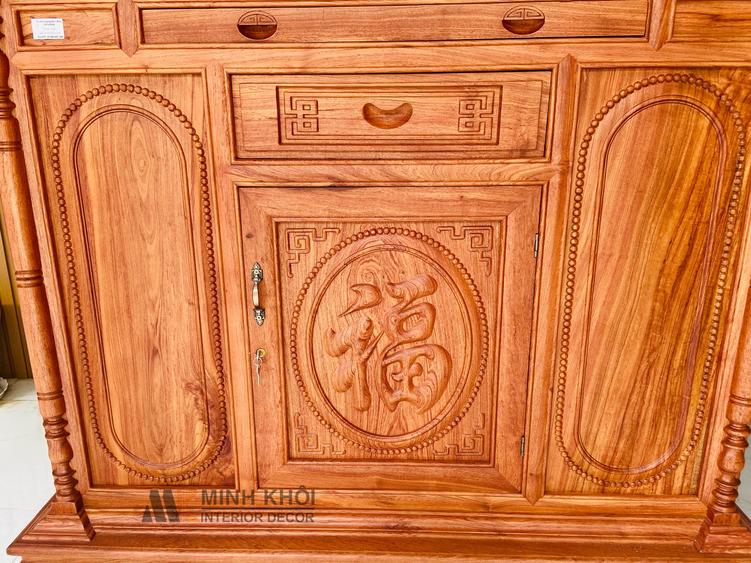 Tủ Thờ Hương Đá Mặt Phẳng 1m53 - TT908