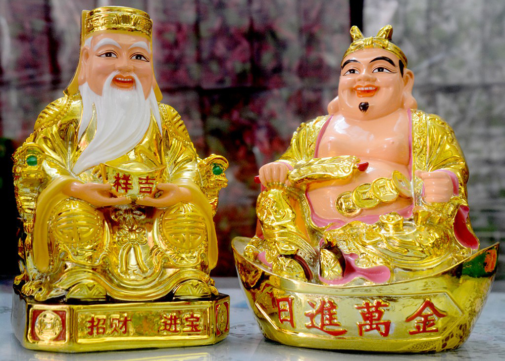 Tượng thần tài và thổ địa đẹp