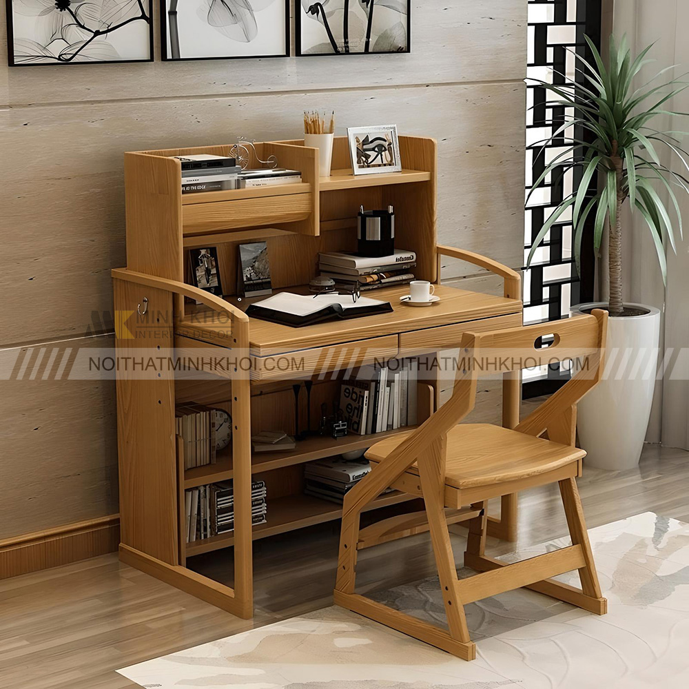 Ưu điểm của bàn học gỗ tự nhiên