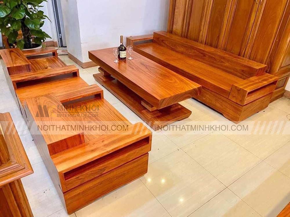 Ưu điểm nổi bật của sofa gỗ nguyên khối