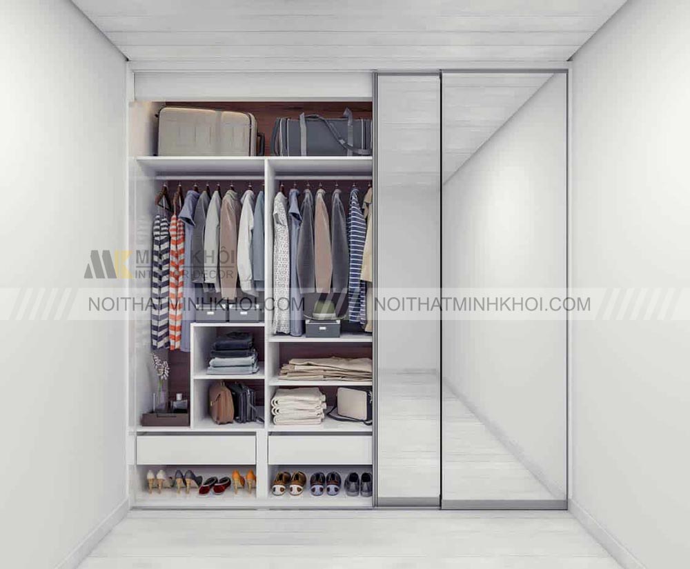 Ưu điểm của tủ giày âm tường