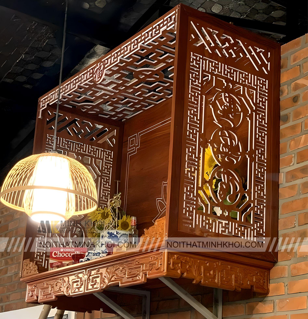 Vách ngăn bàn thờ treo tường