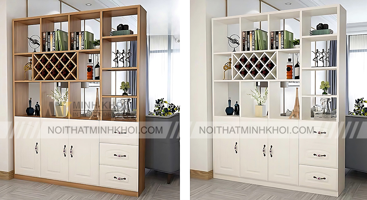 Mẫu Vách Ngăn Tủ Rượu Đẹp Hiện Đại?