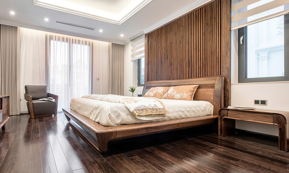 Mẫu vách đầu giường hiện đại sang trọng cho phòng ngủ?