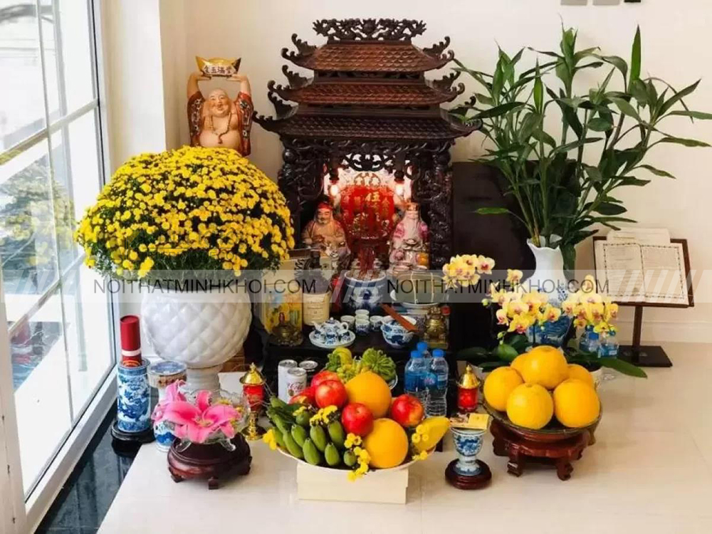 Văn khấn tạ lễ chuyển bàn thờ Thần Tài 