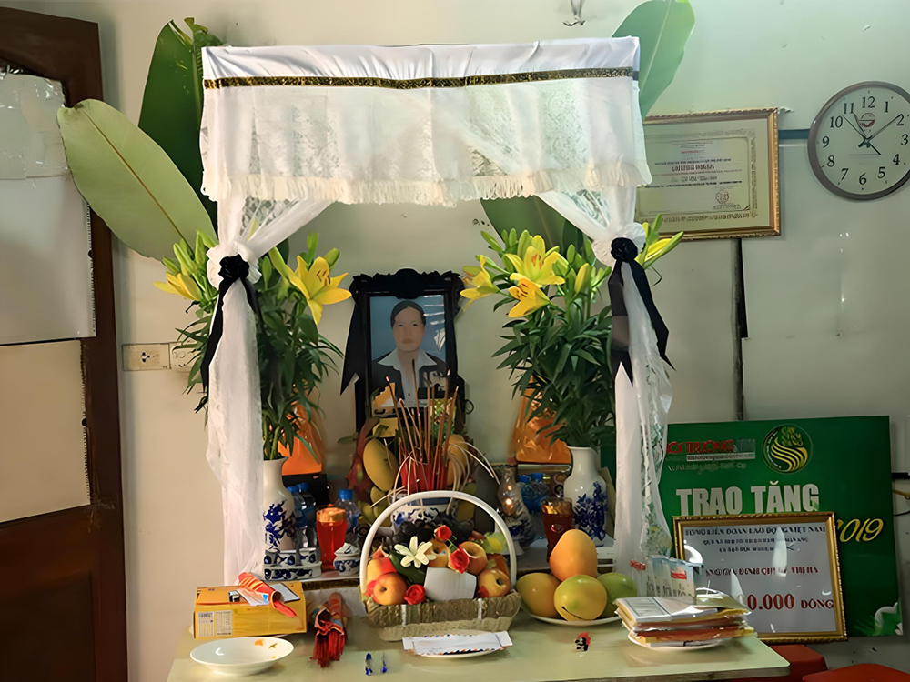 Vị trí đặt bàn thờ vong người mới mất