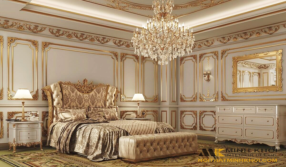 Xu hướng bày trí nội thất phòng ngủ phong cách cổ điển