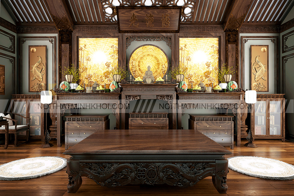 Ý nghĩa của việc thiết kế nội thất phòng thờ